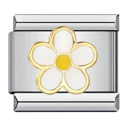 Flower Italian Charm Links 141