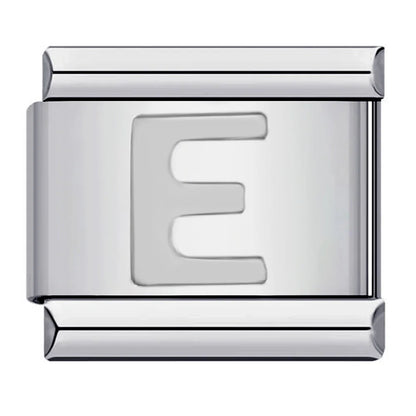Silver Color 26 English Letters 125