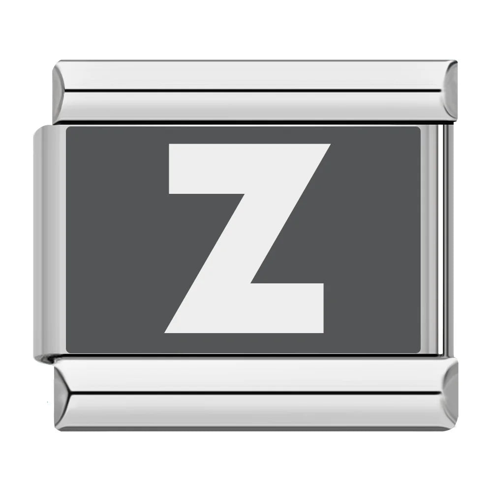 Laser 26 English Letters Charm 028