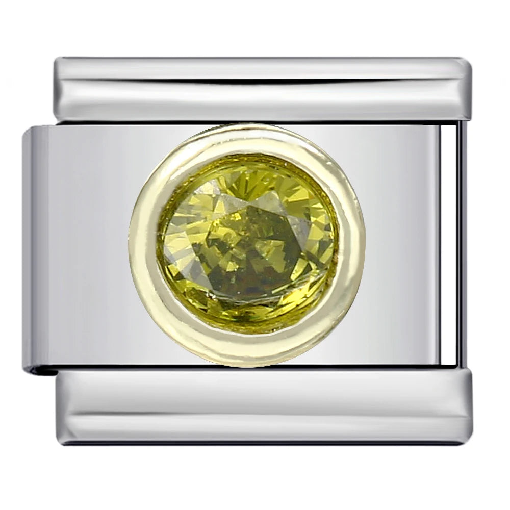 Round Italian Charm Link 297