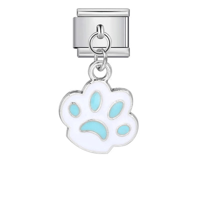 Paw Print Italian Charm 579