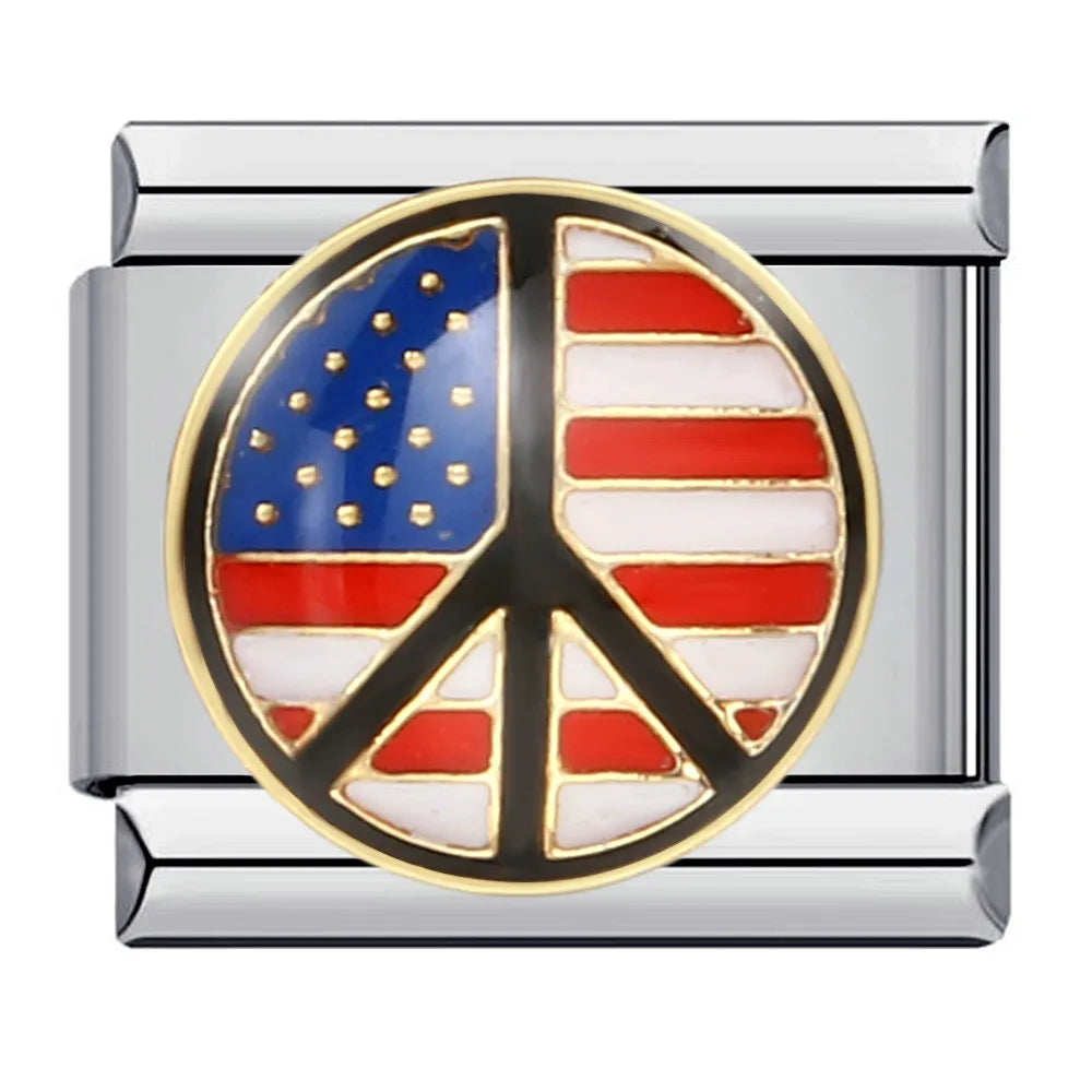 USA Italian Charm Links 136