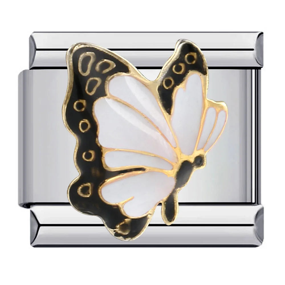 Butterfly Italian Charm Links 099
