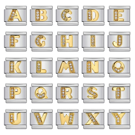 Gold Color 26 English Letter 207