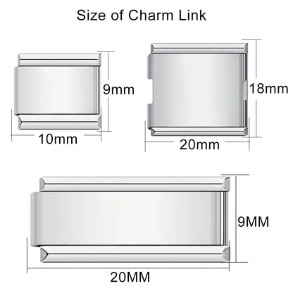 Laser Customized Italian Charm 198