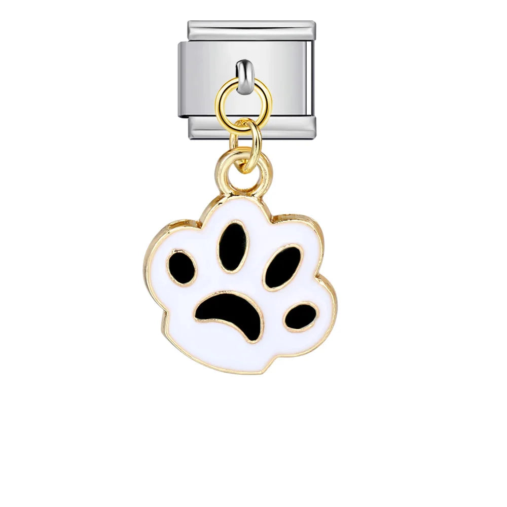 Paw Print Italian Charm 579