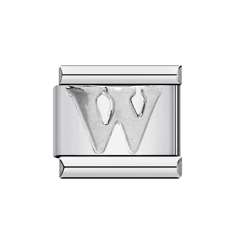 Silver Color 26 English Letter 071