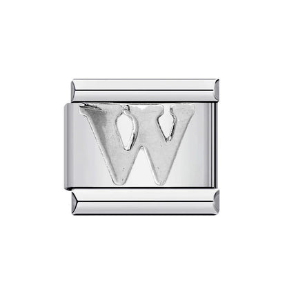 Silver Color 26 English Letter 071