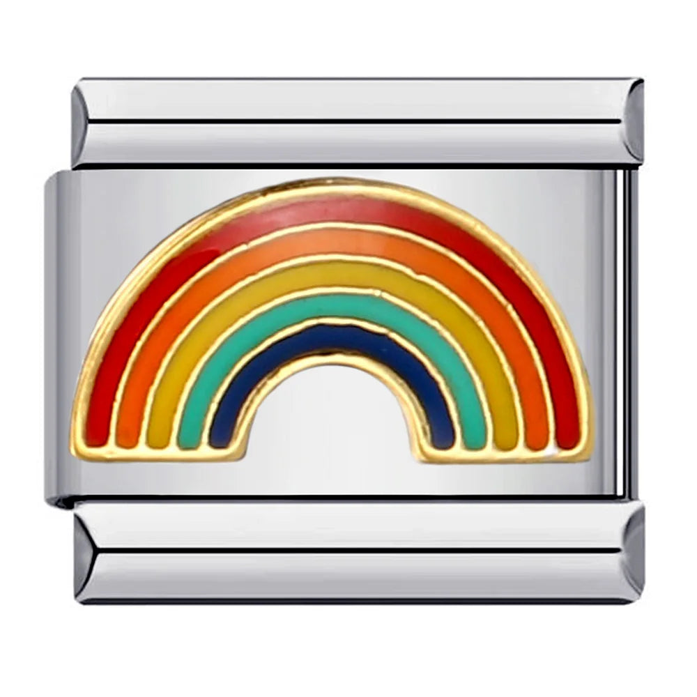 Rainbow Italian Charm Links 151