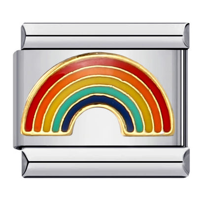 Rainbow Italian Charm Links 151