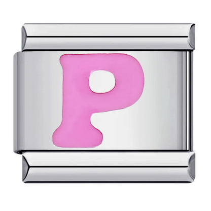 Pink 26 English Letters