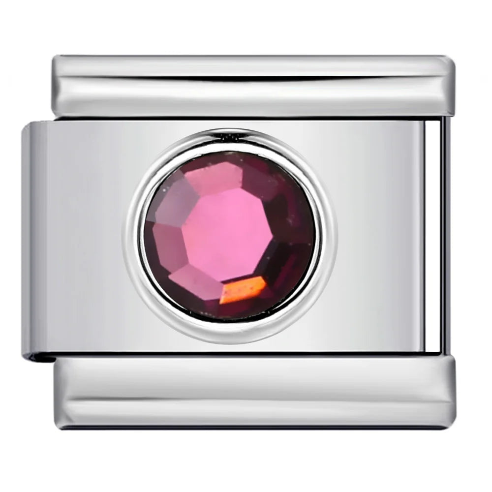 Colorful Zirconia Italian Charm 506