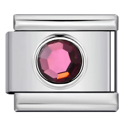 Colorful Zirconia Italian Charm 506