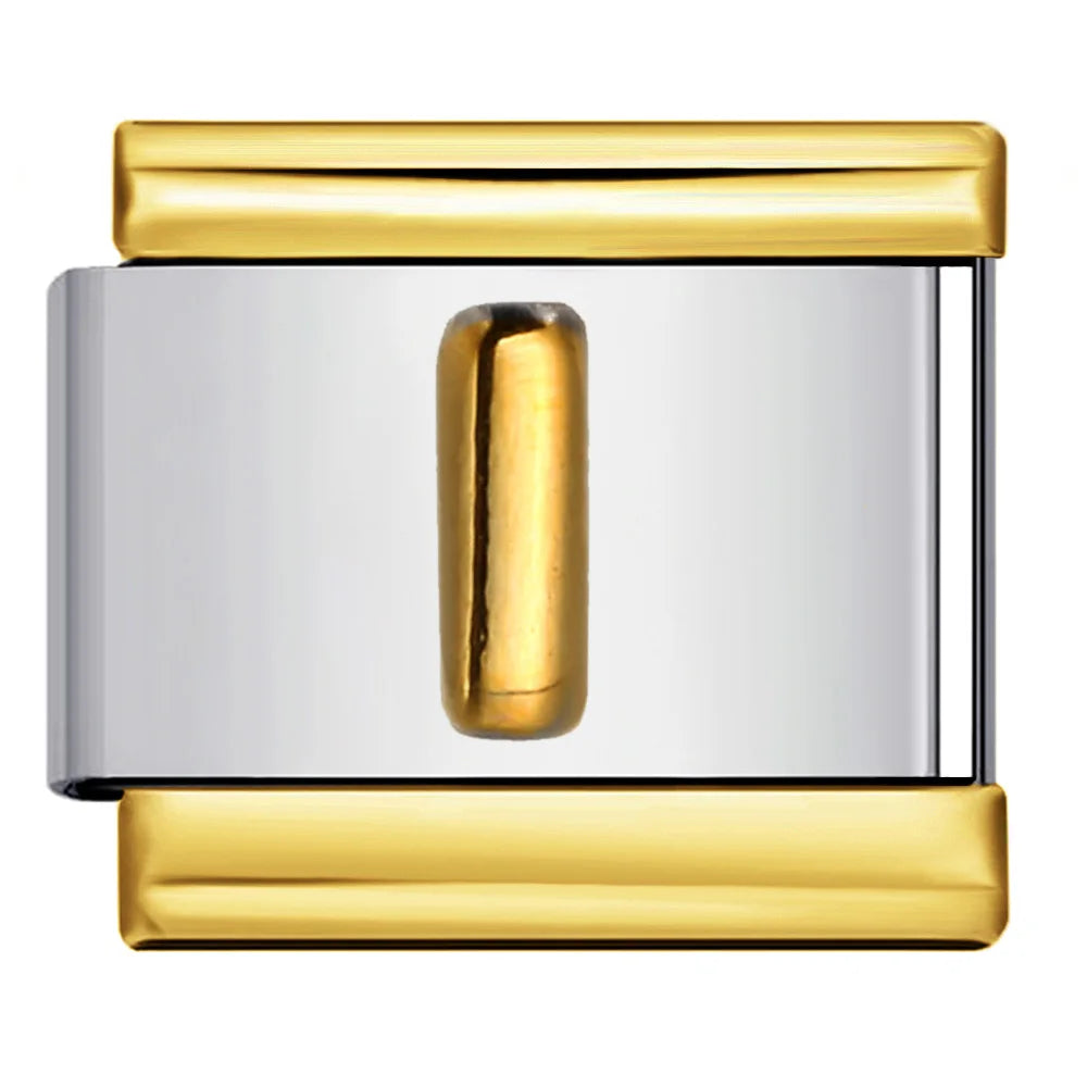 Gold Color 26 English Letters 340