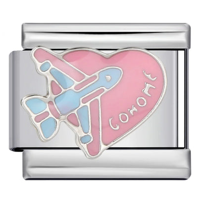 Heart Italian Charm Link 258