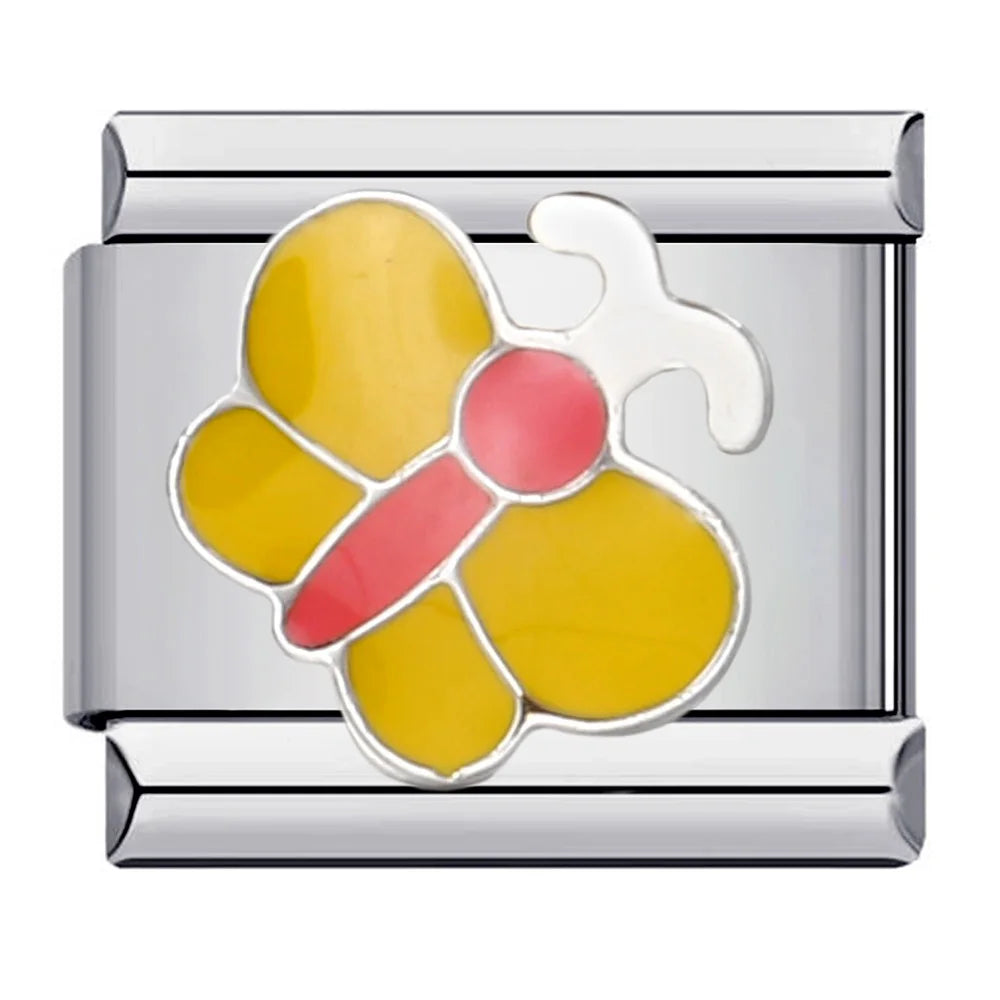 Butterfly Italian Charm Links 076