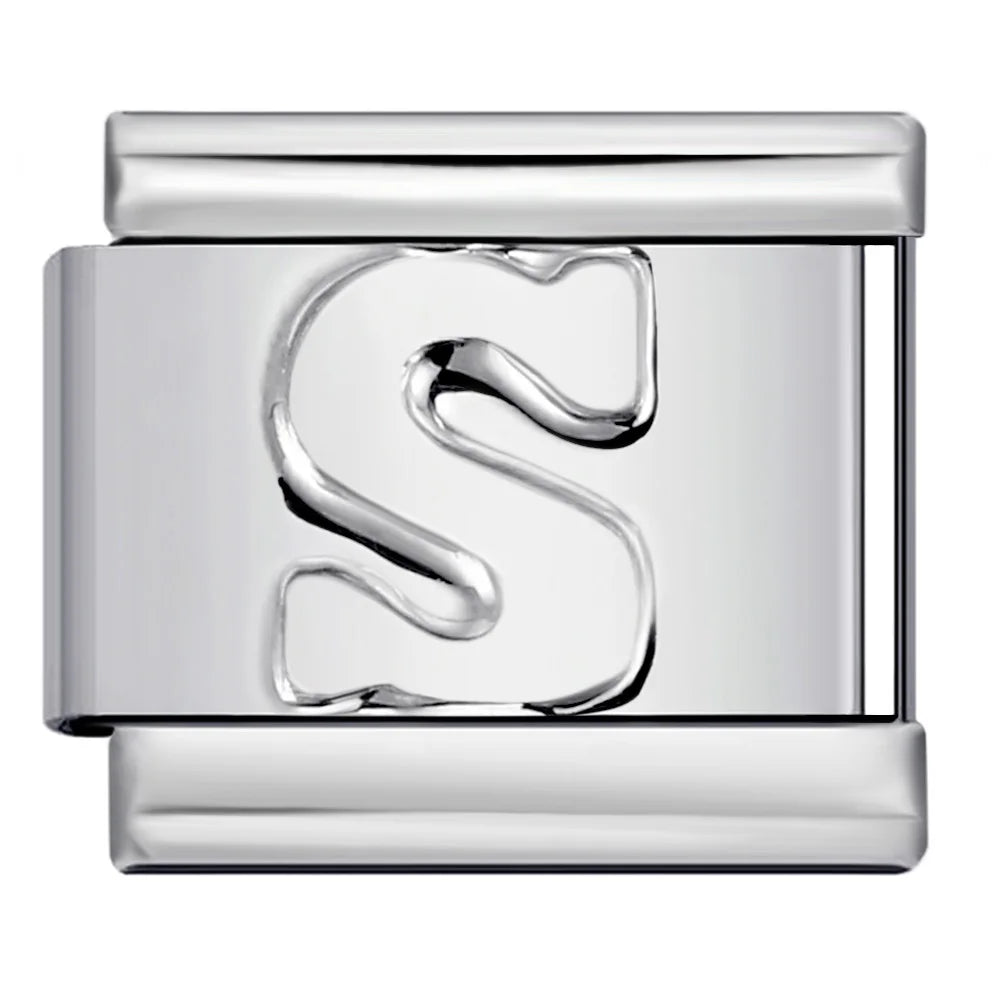 Silver Color 26 English Letter 533