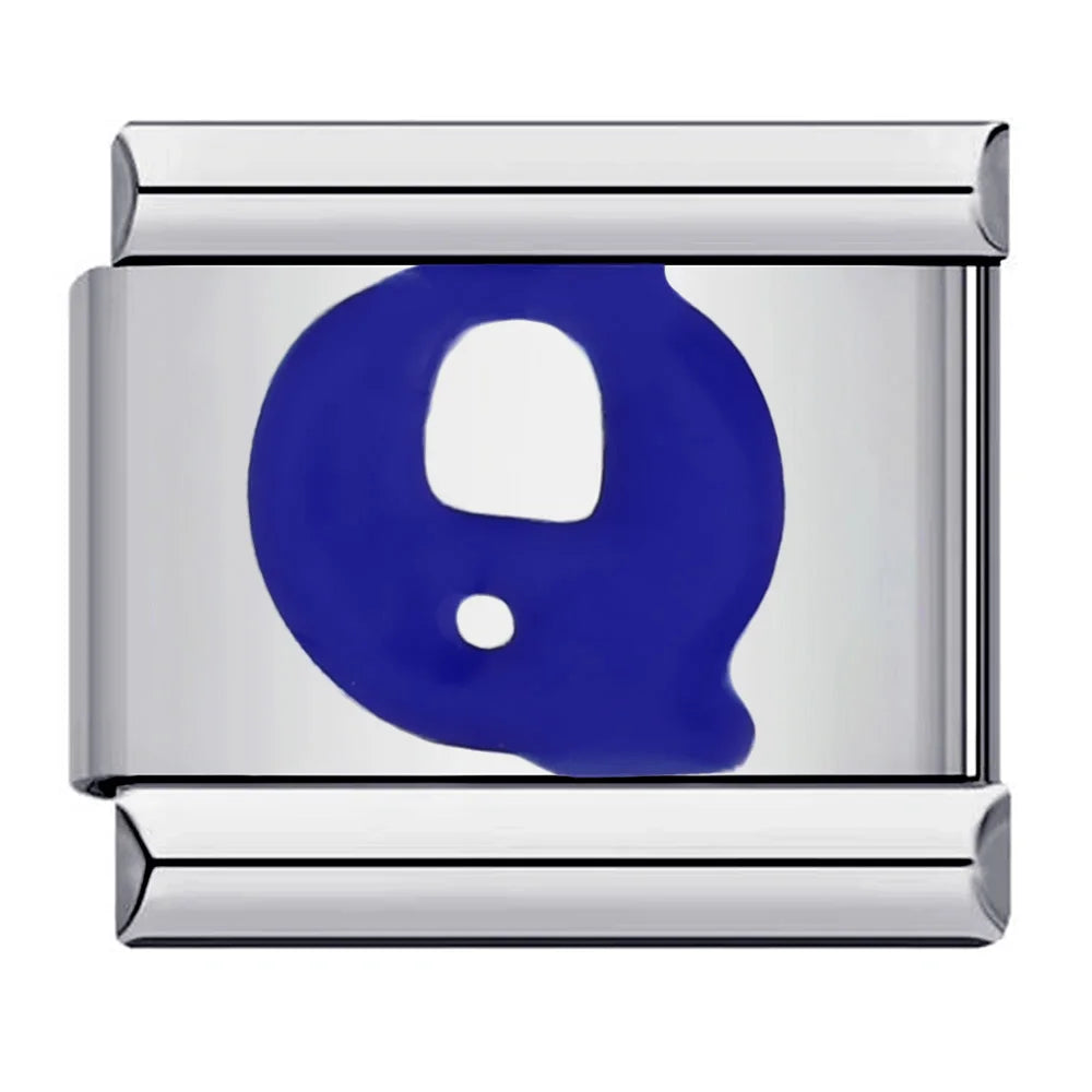 Blue Color 26 English Letters 002