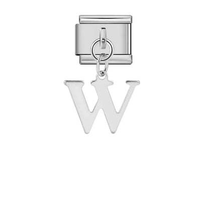 Silver Color Pendant 26 English Letter 521