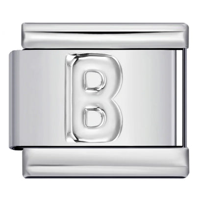 Silver Color 26 English Letters 134