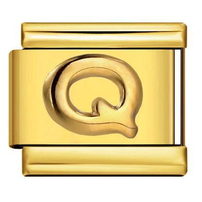 Gold Color 26 English Letters 336