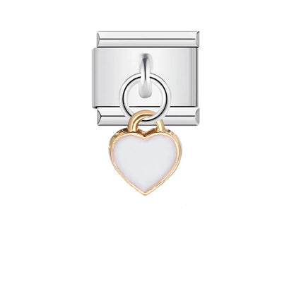 Heart Italian Charm Links 027