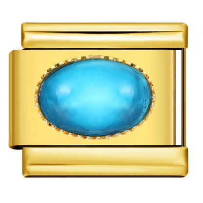 Blue Italian Charm Link 320