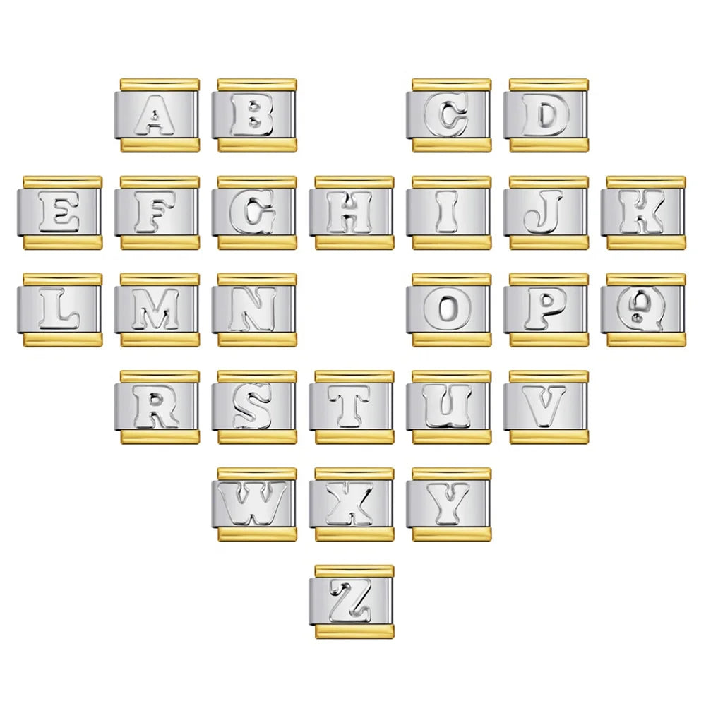 Double Color 26 English Letter 532