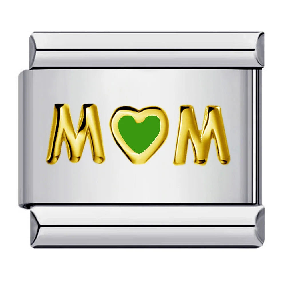 Mom Italian Charm Link 450