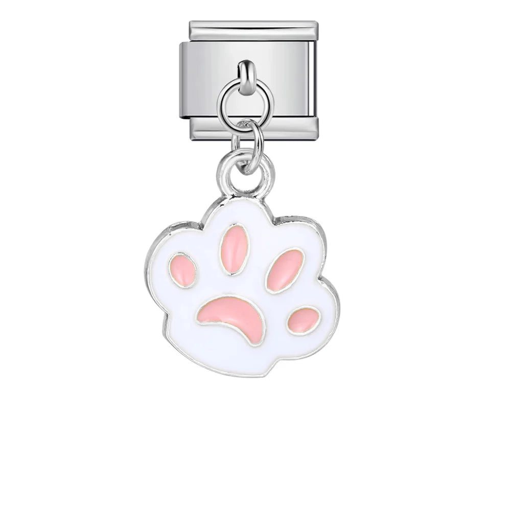 Paw Print Italian Charm 579