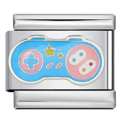 Blue Italian Charm Link 305