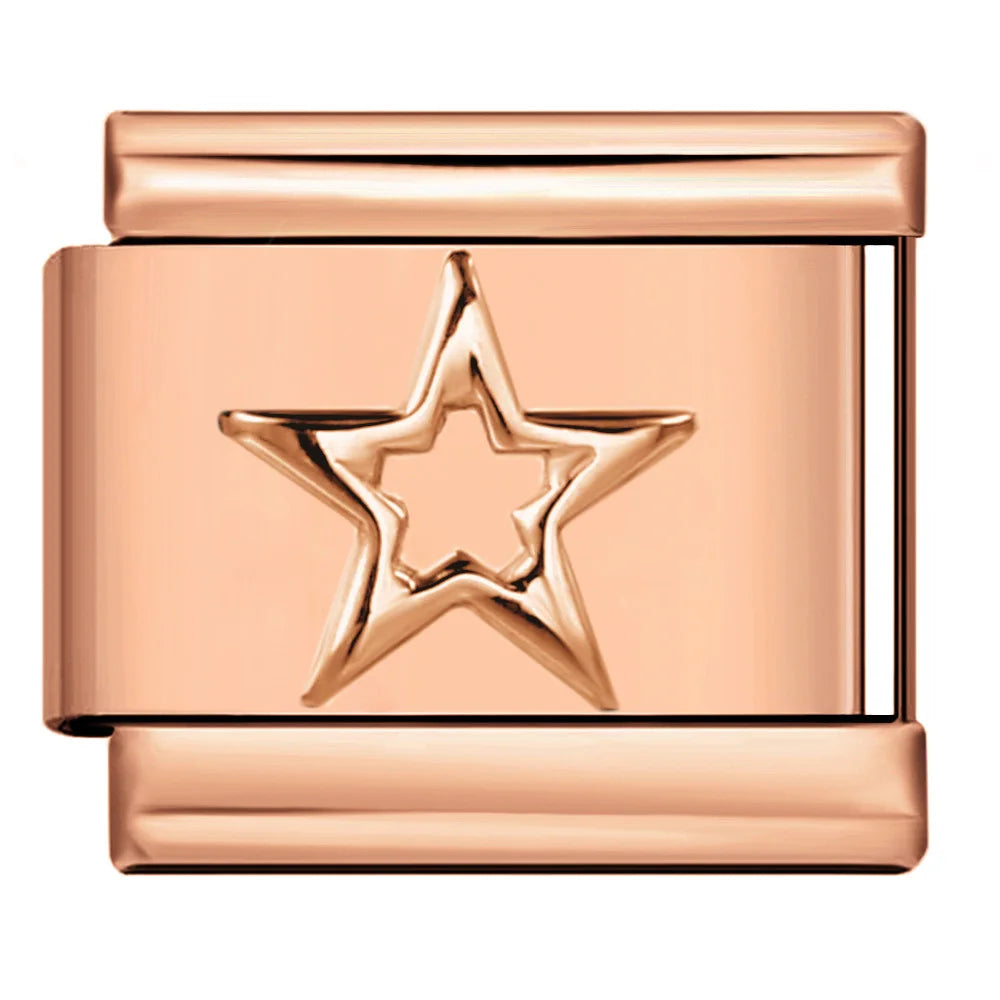 Rose Gold Color Italian Charm 476