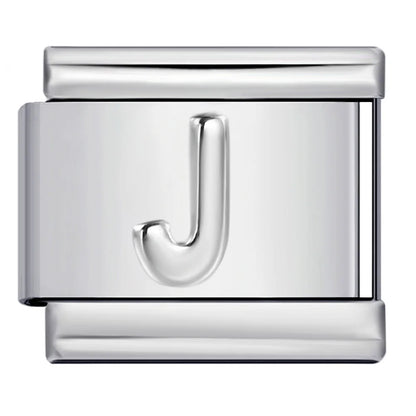 Silver Color 26 English Letters 134