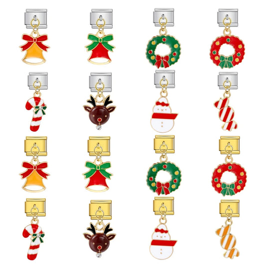 Christmas Italian Charm Links 217
