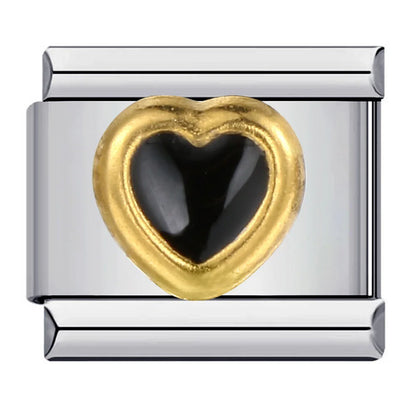 Black Italian Charm Links 318