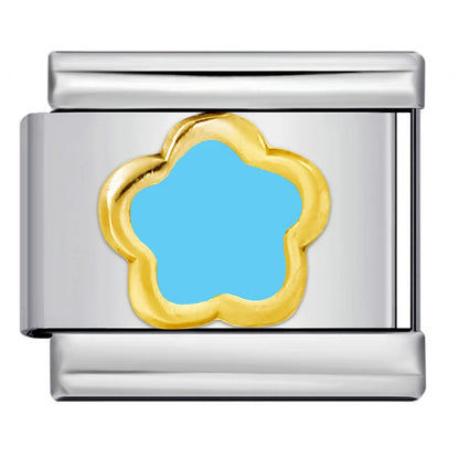 Flower Italian Charm Link 480