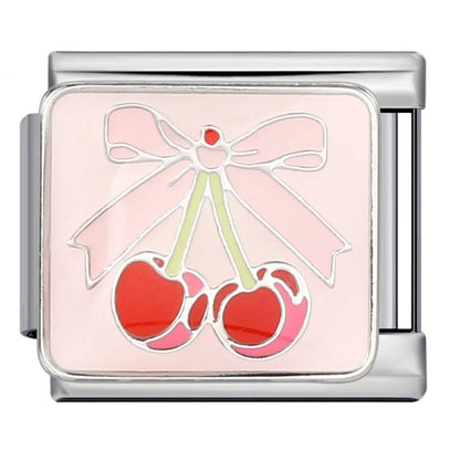 Cherry Italian Charm Link 324