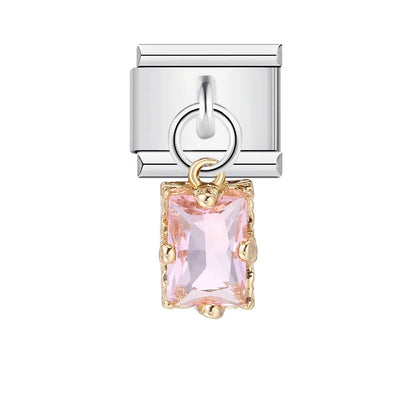 Pink Italian Charm Link 401