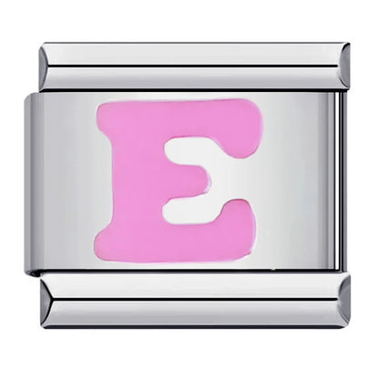 Pink 26 English Letters