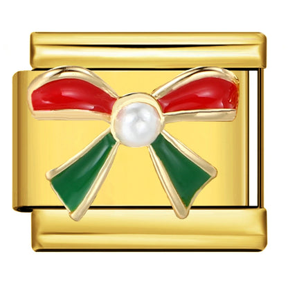 Gold Color Italian Charm Link 381