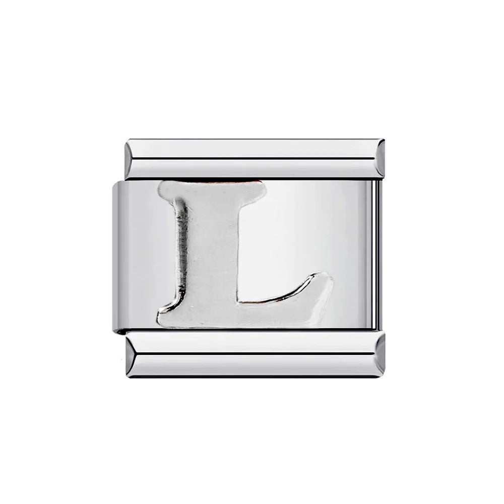 Silver Color 26 English Letter 071