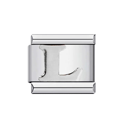 Silver Color 26 English Letter 071
