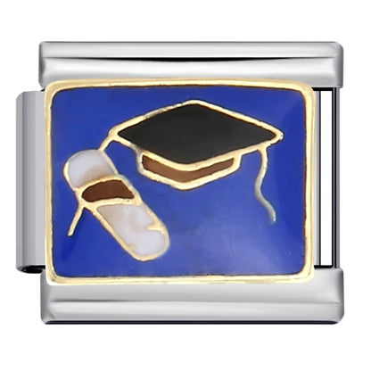 Graduation Italian Charm Link 317