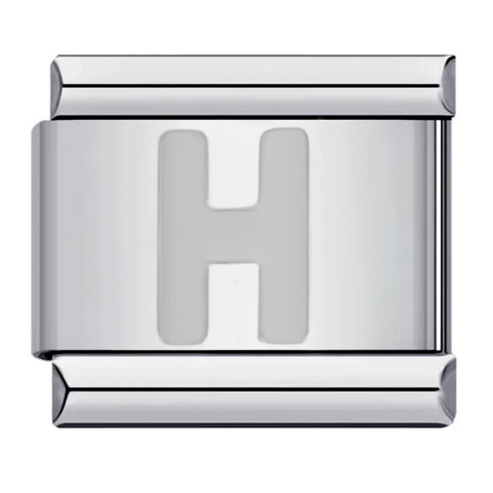 Silver Color 26 English Letters 125