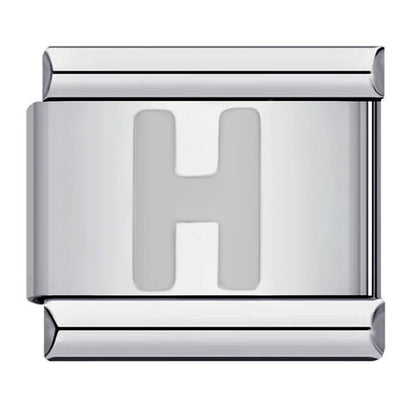 Silver Color 26 English Letters 125