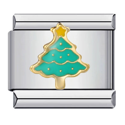 Christmas Italian Charm Links 140