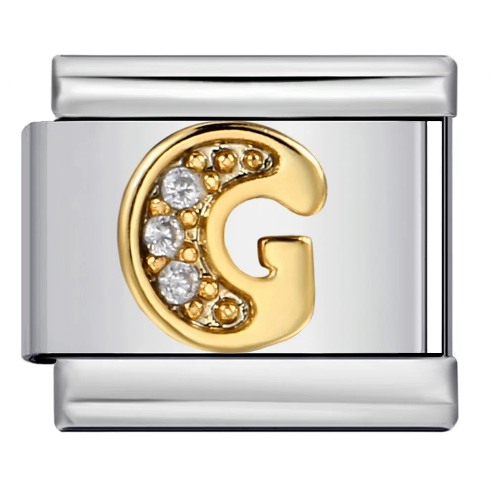 Gold Color 26 English Letter 207