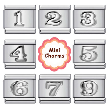0-9 Number Italian Charm 253