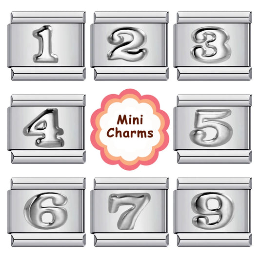 0-9 Number Italian Charm 253