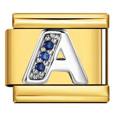 Gold Color 26 English Letters 383